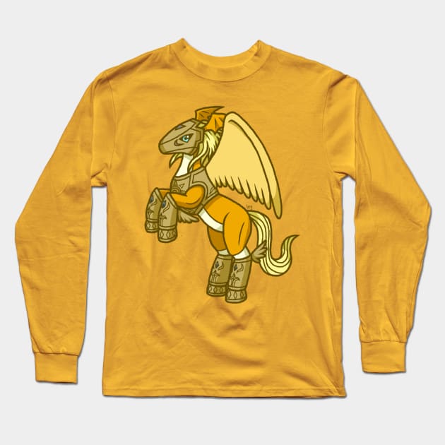 Digijuly- Pegasus Long Sleeve T-Shirt by MeenGreenie